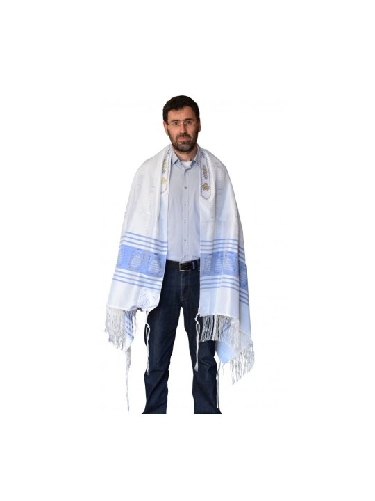 טליתניה פוליאסטר משי סטנדרטי טלית תפילת... | טליתים מסורתיים